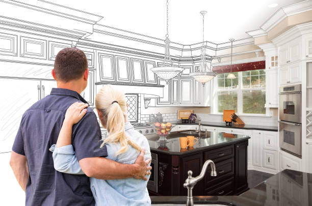 Professional Kitchen Flooring technician working in Dover, OH